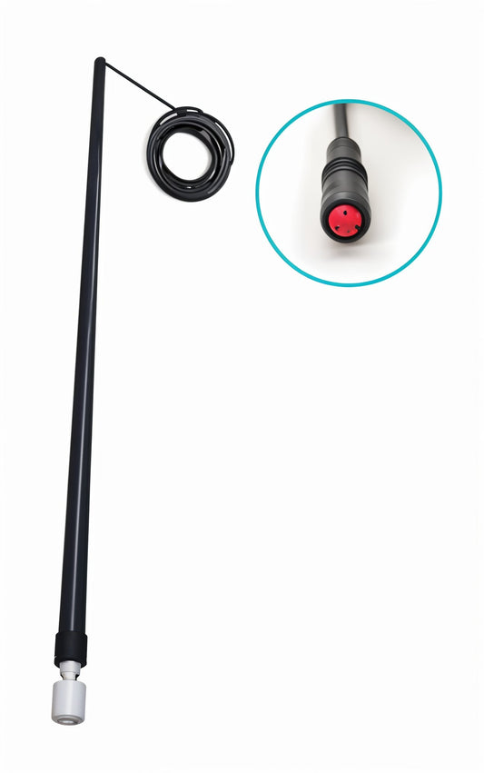 Controlador de nivel para barril de cloro|ácido|base con conector Higo impermeable 5M