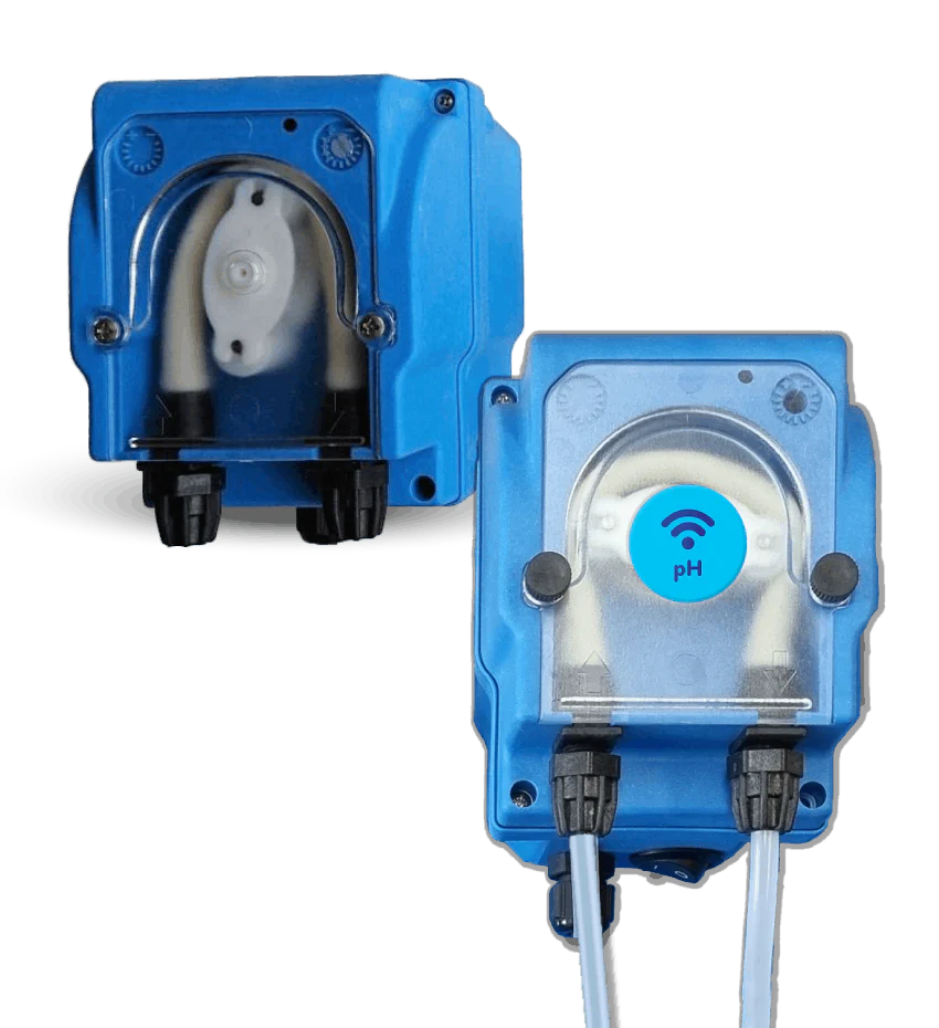 Bomba peristáltica pH de pilotaje por WiFiPOOL ONE - kit completo - piscina hasta 150m³