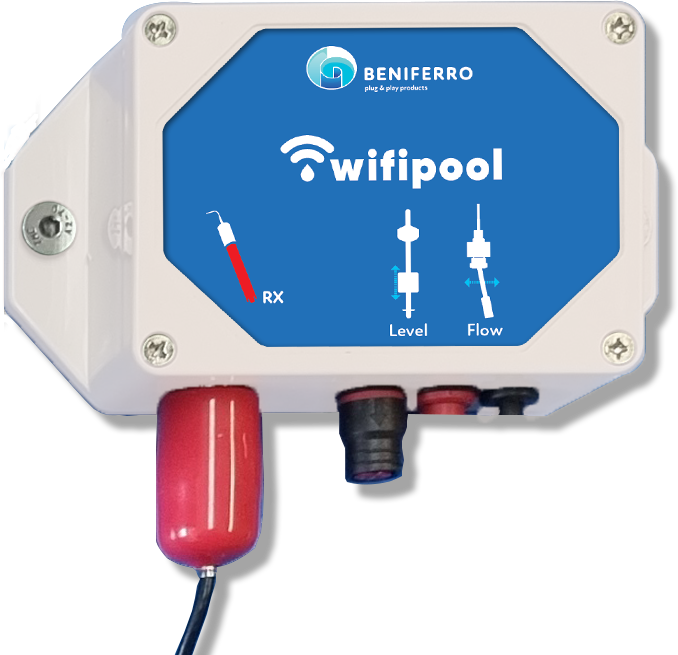 Wifipool module RX (Redox )- Flow - Level