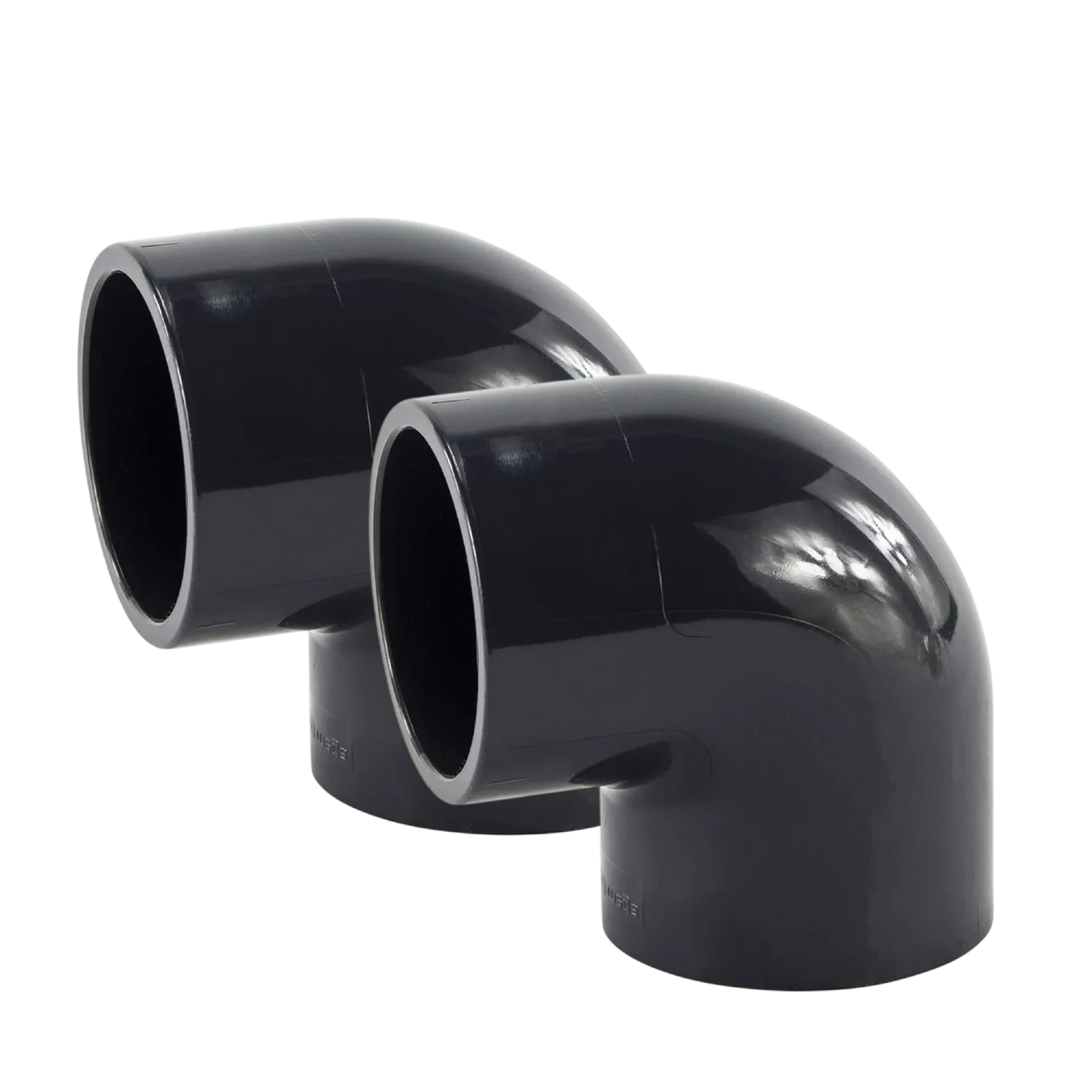 2x Cotovelo PVC 90° 50 mm – tubo de pressão 10 bar (2 peças)