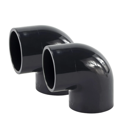 2x Cotovelo PVC 90° 50 mm – tubo de pressão 10 bar (2 peças)