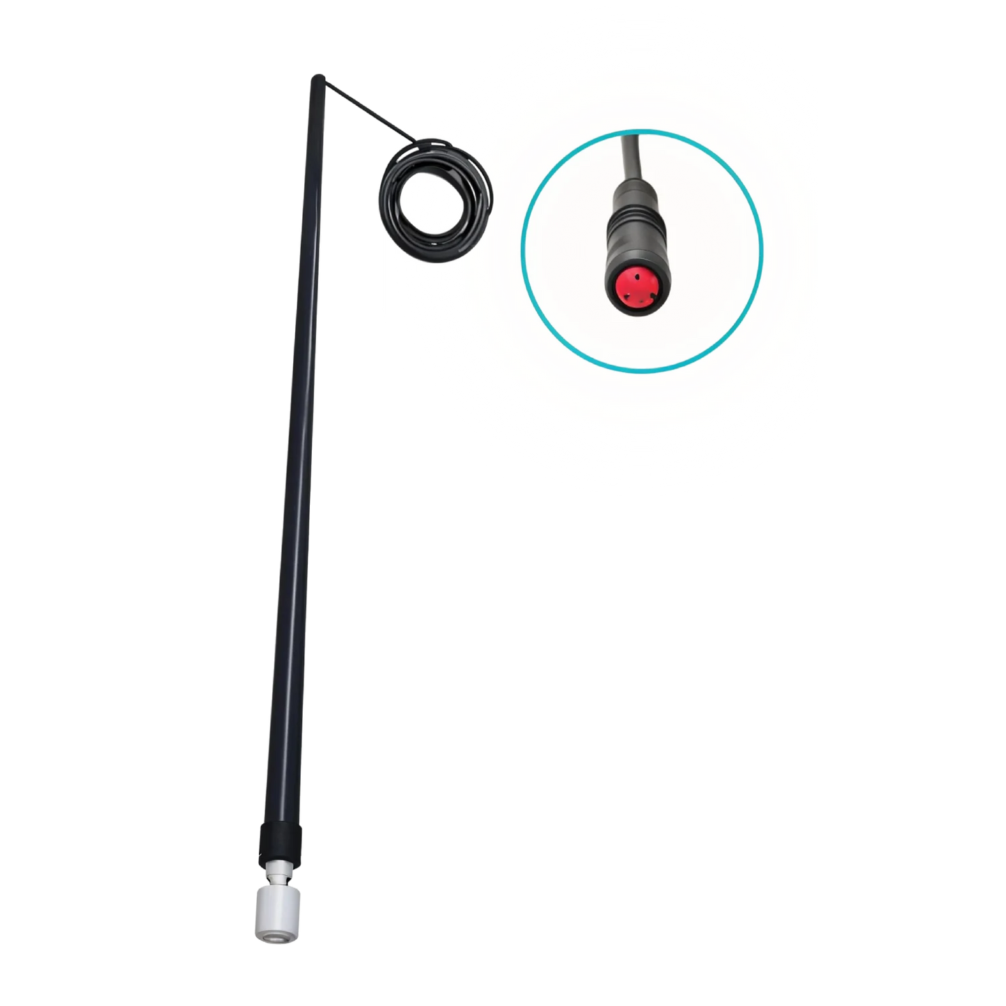 Medición de nivel adicional para piscina en la caja de medición y control CONNECTPRO - longitud 35cm para recipiente de 5 litros tratamiento del agua (pH+, pH-, cloro, antialgas, floculante ...)