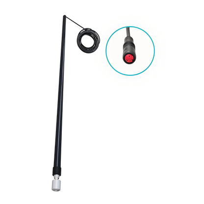 Medición de nivel adicional para piscina en la caja de medición y control CONNECTPRO - longitud 35cm para recipiente de 5 litros tratamiento del agua (pH+, pH-, cloro, antialgas, floculante ...)