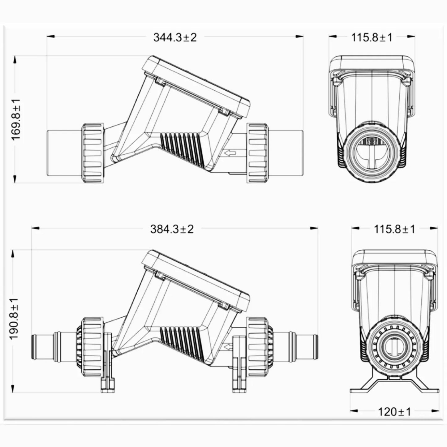 Unidade de eletrólise de sal SR - piscina até 135 m³
