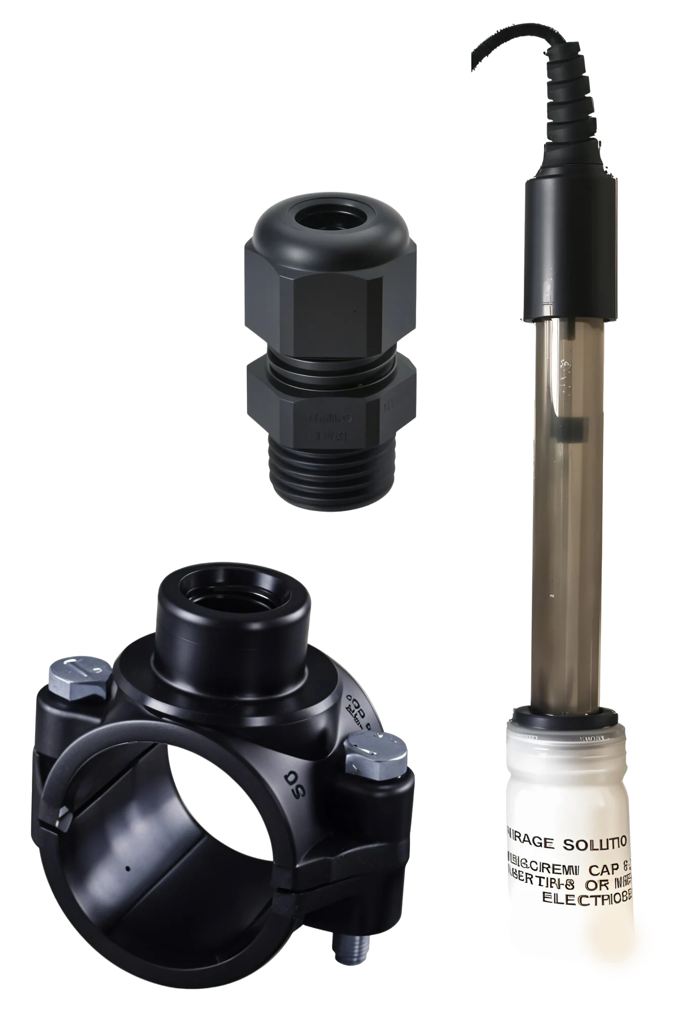 Medição RX adicional na caixa de medição e controlo CONNECT PRO - incl. sonda RX (eletrólise de sal) e material de instalação