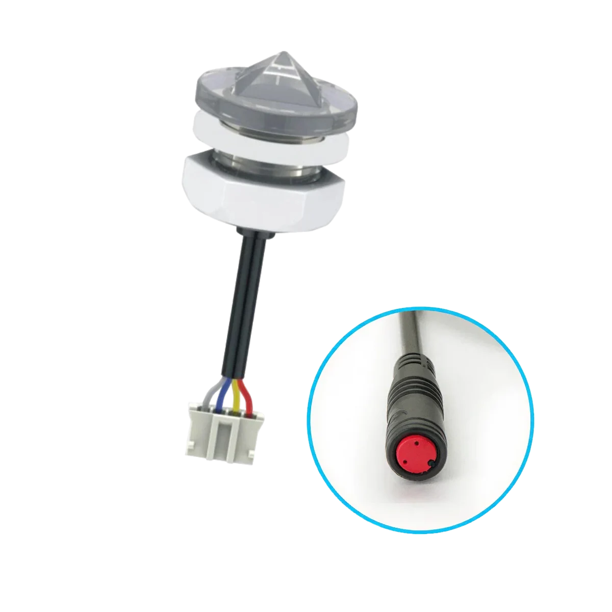 Detector de nivel infrarrojo para diversas aplicaciones - Cable de 2 m - Conexión de 3 hilos