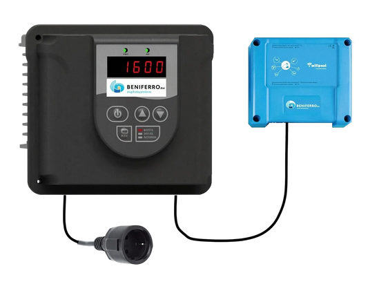 Convertitore di frequenza MaX IP20 230V con controller WiFiPOOL CONNECT PRO - 1,12 kW (1,5 CV)