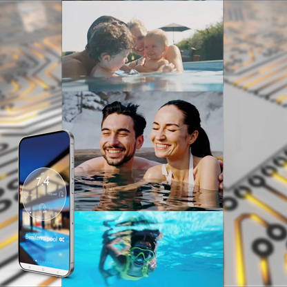 Dosatore liquido per la regolazione del pH e del cloro liquido - premontato su piastra  per piscine da 10 a 150 m³
