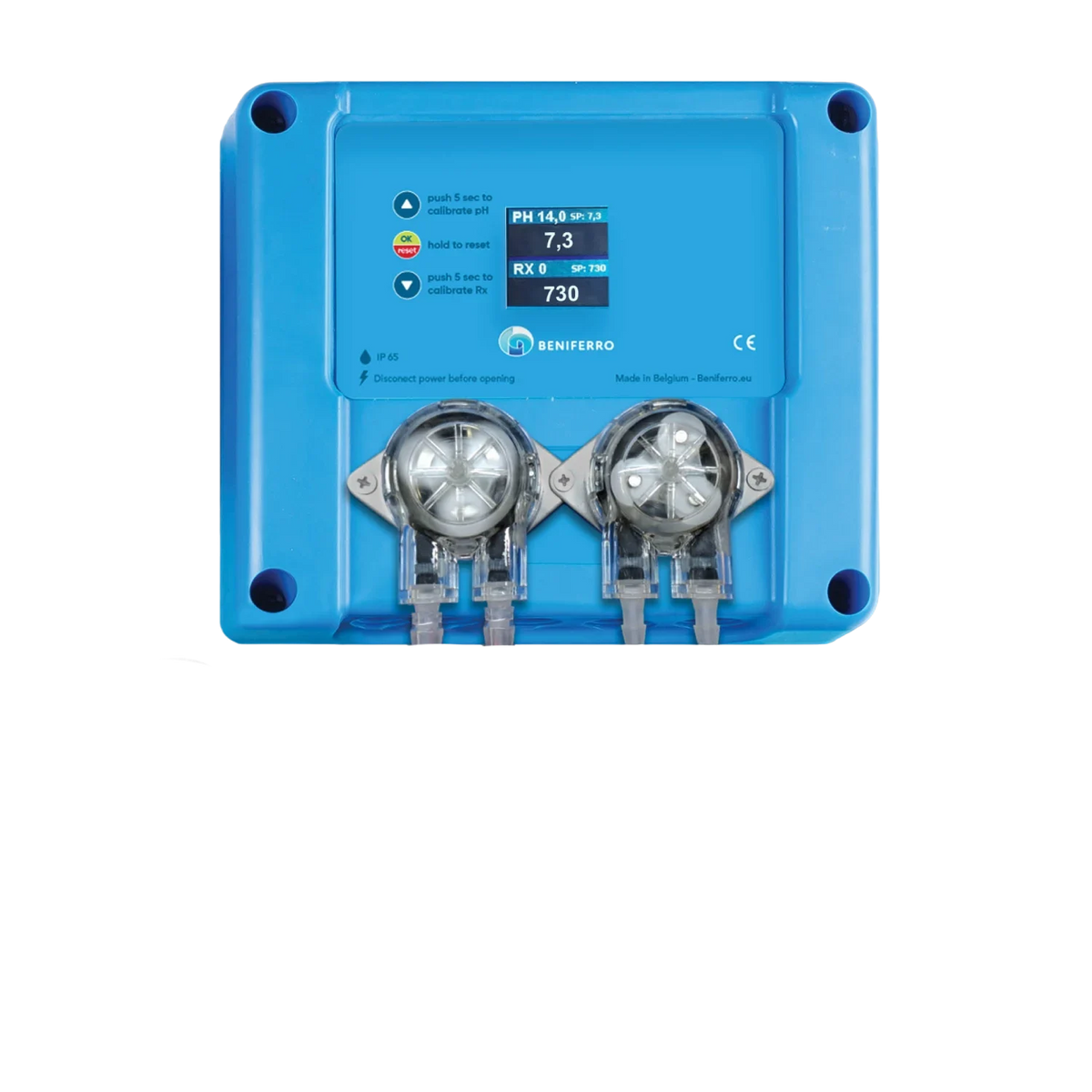 Dosatore per regolazione pH e cloro liquido - kit fai da te  per piscine da 10 a 150 m³