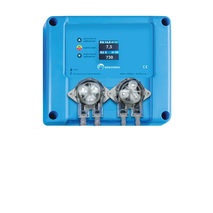 Dosatore per regolazione pH e cloro liquido - kit fai da te  per piscine da 10 a 150 m³