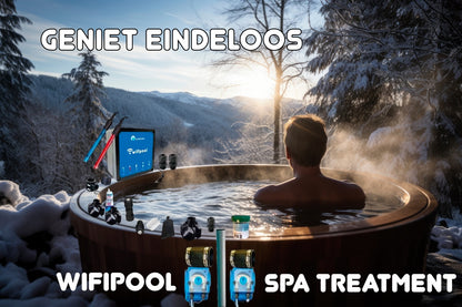 Dosificador líquido pH y cloro WIFIPOOL - kit de automontaje para jacuzzi